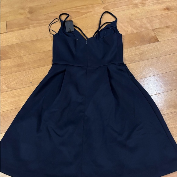 NWT navy party dress.  Xs - Picture 4 of 4